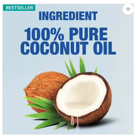 Parachute 100% Pure & Natural Coconut Hair Oil  (1000 ml)