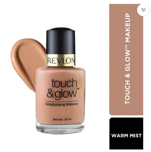Revlon Touch & Glow Moisturizing Liquid Make Up 20 Ml Foundation  (Warm Mist, 20 ml)