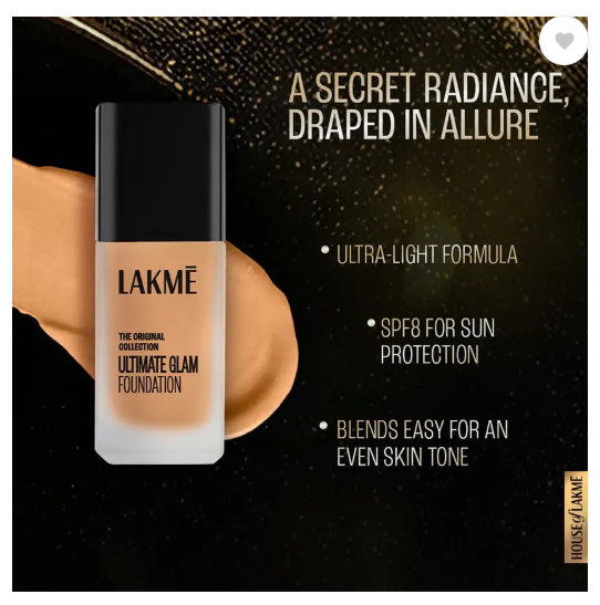 Ultimate Glam Foundation (Shade 01, 25 ml)