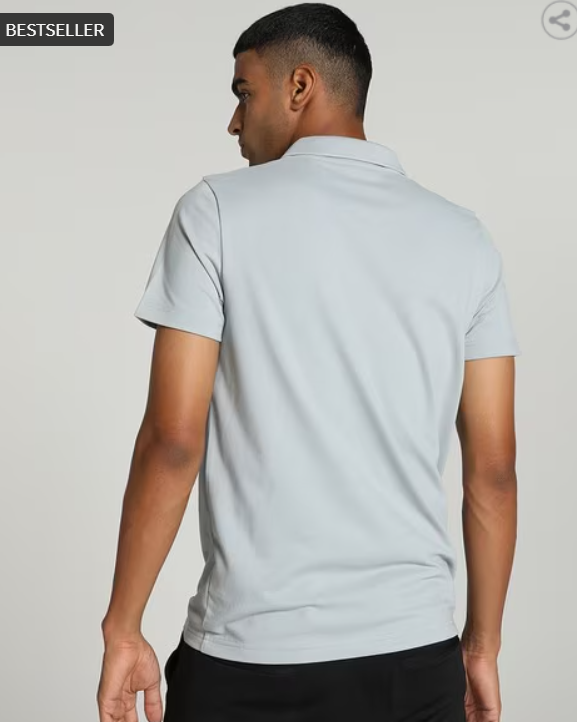 PUMA Mens Slim Fit Polo T-Shirt