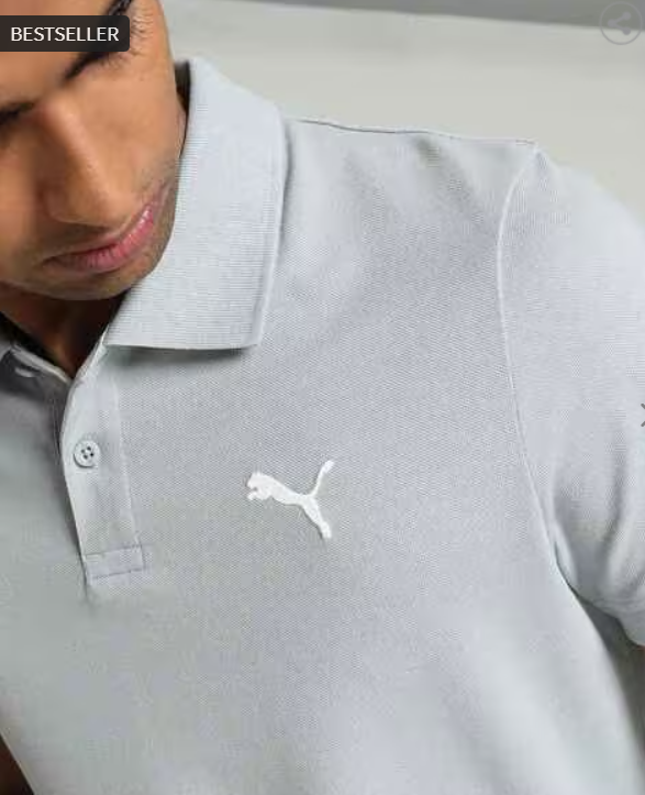 PUMA Mens Slim Fit Polo T-Shirt