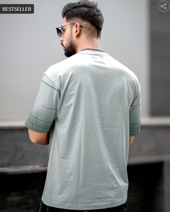 MANIAC Men Oversized Fit T-shirt