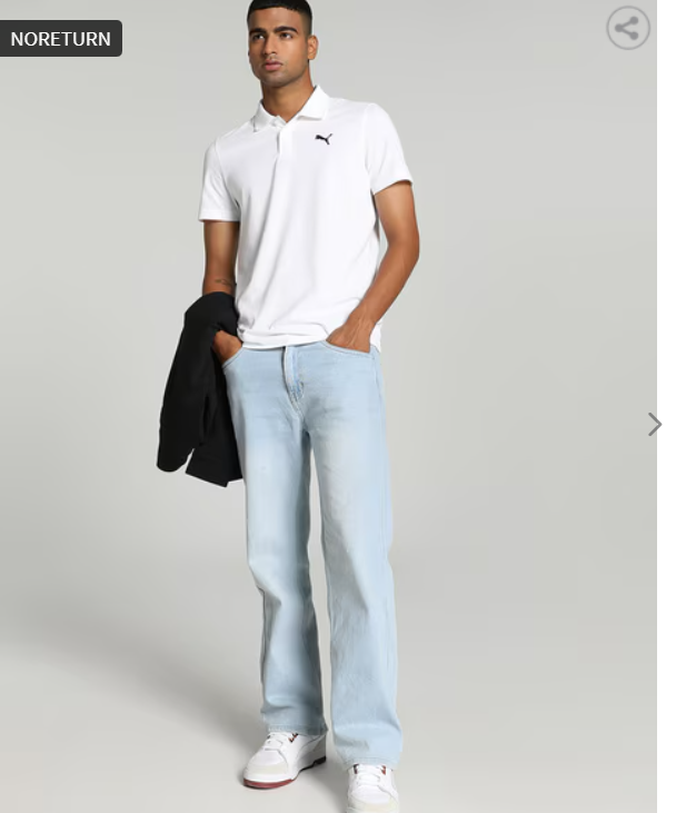 PUMA | Mens Slim Fit Polo T-Shirt