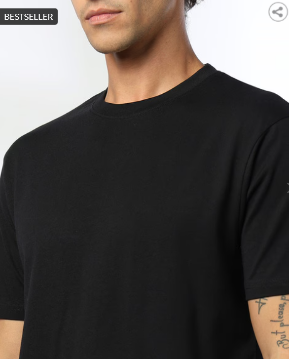 TEAMSPIRIT | Men Regular Fit Crew-Neck T-Shirt
