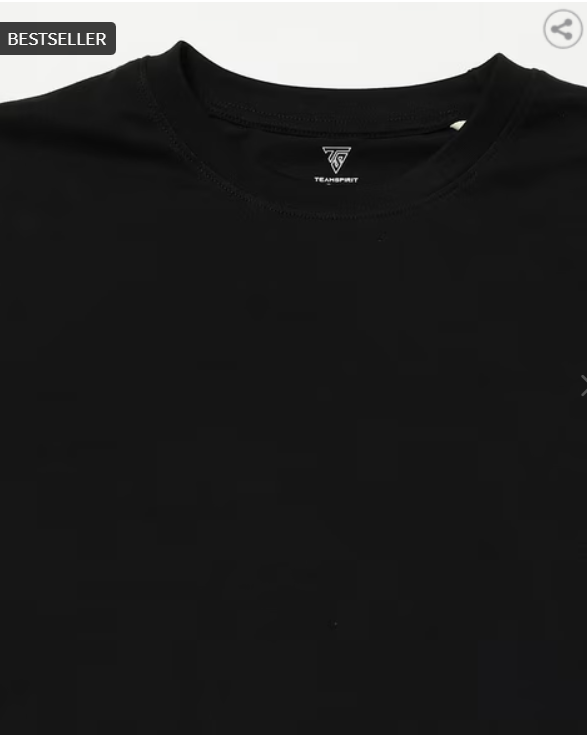 TEAMSPIRIT | Men Regular Fit Crew-Neck T-Shirt