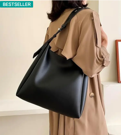 LIZIQI Stylish Handbag for women | Ladies Purse Tote Bag Waterproof Messenger Bag  (Black, 15 inch)