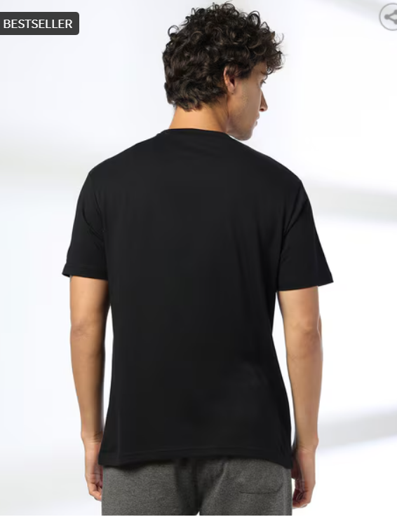 TEAMSPIRIT | Men Regular Fit Crew-Neck T-Shirt