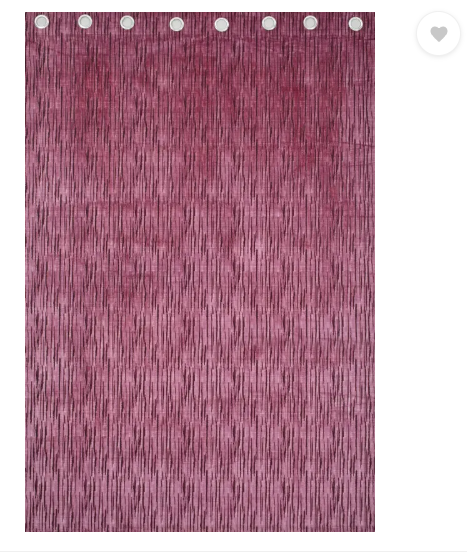 Kraftiq Homes | 152 cm (5 ft) Polyester Room Darkening Window Curtain (Pack Of 2)  (Printed, Self Design, Wine)
