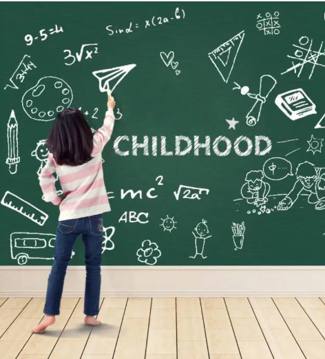 Wollzo 100 cm Wall Stickers Green board Extra Large Kids Study School Room Chalkboard Decal Self-Adhesive Self Adhesive Sticker  (Pack of 1)