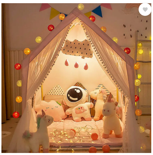 dhruvayfab Unicorn Play Tent House For 3-8 Year Boy And Girls  (Pink)