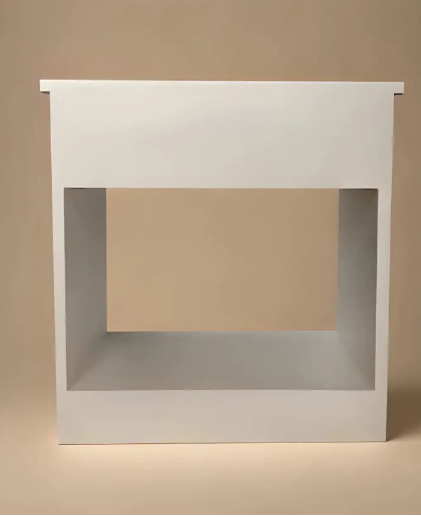 TRUE FURNITURE Night stand/End Side/Bed side/Sofa Side Table for Bedroom/Living Room/Office Engineered Wood Side Table  (Finish Color - White Finish1, Pre-assembled)
