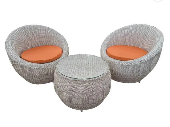 Home Desire Metal Table & Chair Set  (Finish Color - Multicolor, Pre-assembled)