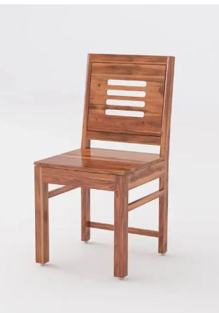 Cherry Wood Rosewood (Sheesham) Solid Wood Dining Chair  (Set of 1, Finish Color - Honey finish)