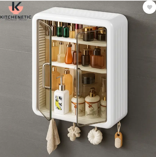 Kitchenetic Plastic Kitchen Cabinet  (Finish Color - WHITE, DIY(Do-It-Yourself))
