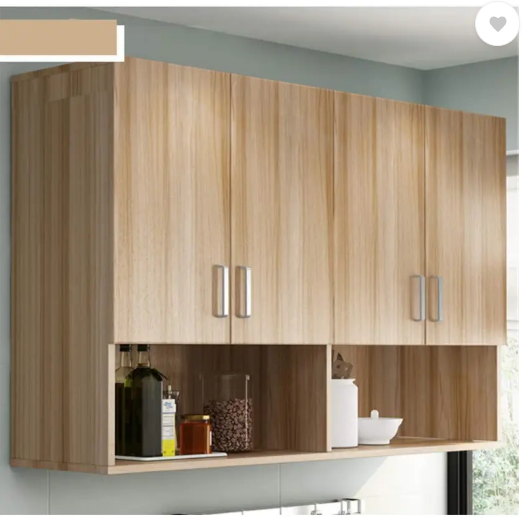 Spyder Craft Matte Finish Wall Mounted Kitchen , Bathroom , Office File Cabinet Multi Purpose Engineered Wood Kitchen Cabinet  (Finish Color - Oak, DIY(Do-It-Yourself))
