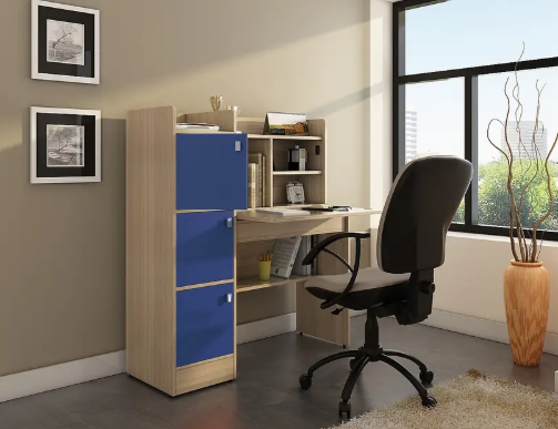 SPACEWOOD Engineered Wood Study Table  (Free Standing, Finish Color - DOUGLAS LARCH, Knock Down)