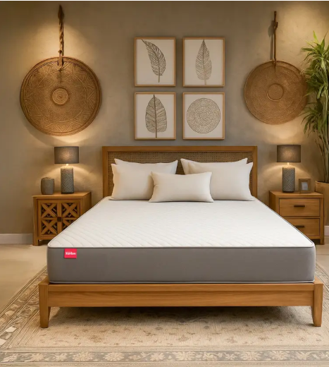 KURLON Ortho, Medium-Firm Support 5 inch King Memory Foam Mattress  (L x W: 75 inch x 72 inch)