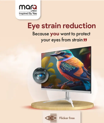 MarQ by Flipkart 60.96 cm (24 inch) Full HD IPS Panel Inbuilt Speakers Monitor (24FHDMEQNNXO)