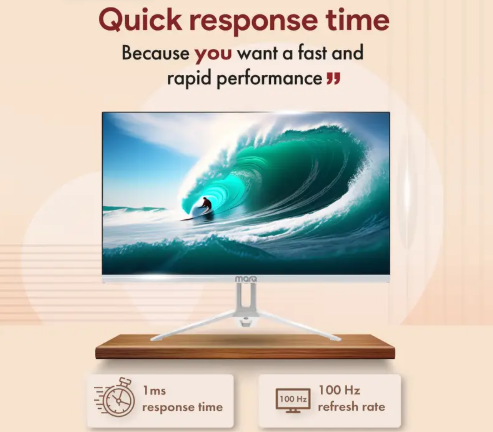 MarQ by Flipkart 60.96 cm (24 inch) Full HD IPS Panel Inbuilt Speakers Monitor (24FHDMEQNNXO)