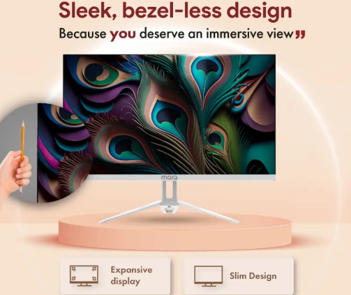 MarQ by Flipkart 60.96 cm (24 inch) Full HD IPS Panel Inbuilt Speakers Monitor (24FHDMEQNNXO)