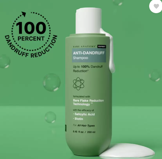 BARE ANATOMY Anti-Dandruff Shampoo - Strengthens Hair with Salicylic Acid & Biotin  (250 ml)