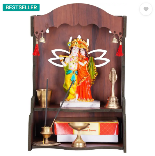 King Decore smart temple modern temple light Engineered Wood Home Temple  (Height: 30, DIY(Do-It-Yourself))