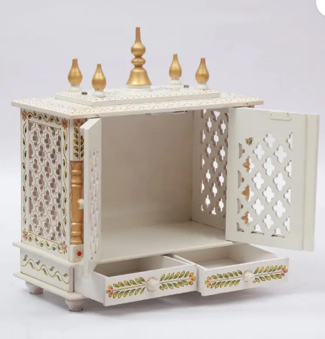 CRAFTSFORT Solid Wood Home Temple  (Height: 55, Pre-assembled)