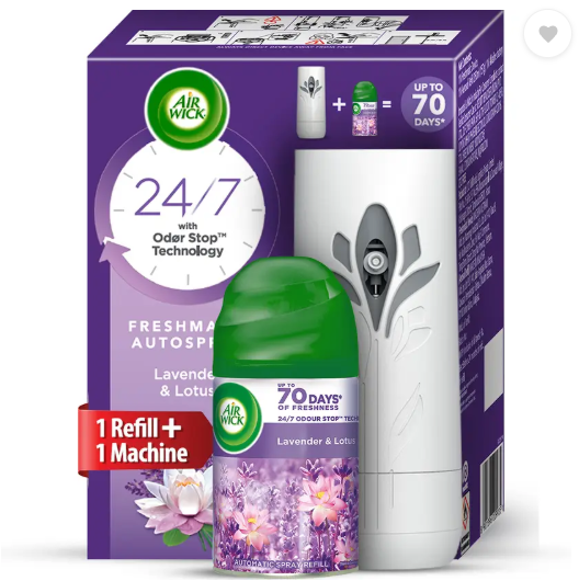 Airwick Lavender & Lotus Automatic Spray Lavender & Lotus Automatic Spray  (250 ml)