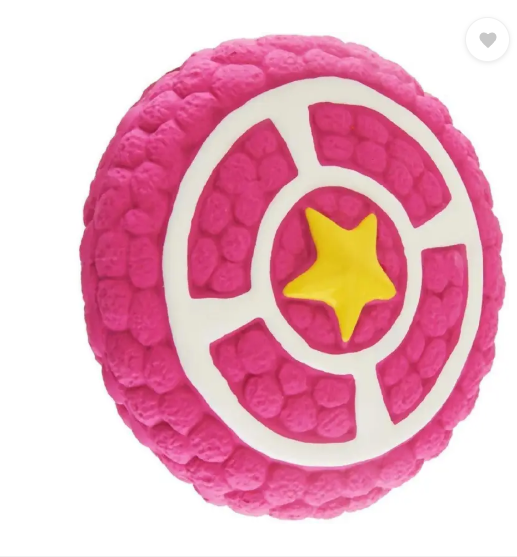 Pet Needs  Rubber, Latex Cute Squeaky Rubber Captain America Toy for Puppy and Cat-Small-Pink Rubber Squeaky Toy For Dog & Cat