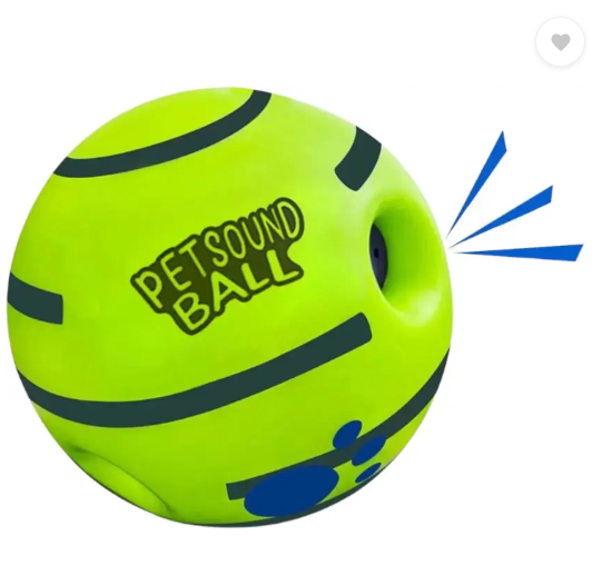 DOGTOWN Wobble Wag Giggle Ball | Interactive & Engaging Dog Toy | Safe for All Dogs Plastic Ball, Squeaky Toy, Training Aid For Dog & Cat