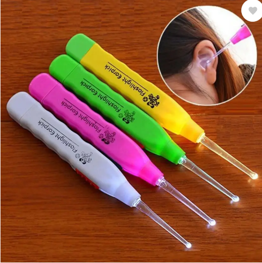 CP ICONIC Cleaning Ear Care ,Kid Led Flashlight Earpick Luminous Visible Ear Spoon