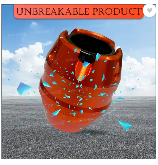 OBEROI'S TRADERS Motorcycle Orange Front Fork Slider | Wheel Frame Slider | Axle Protector Bike Crash Guard  (Universal For Bike)