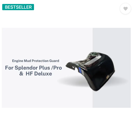 Fibera Splendor Bike Engine Guard  (Hero)