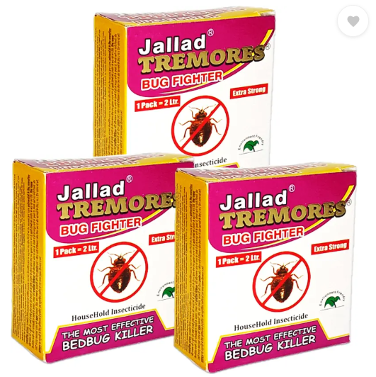 Jallad TREMORES BUG FIGHTER Bed Bug Killer - Pest Control 30 gms (Pack of Three)  (3 x 10 g)