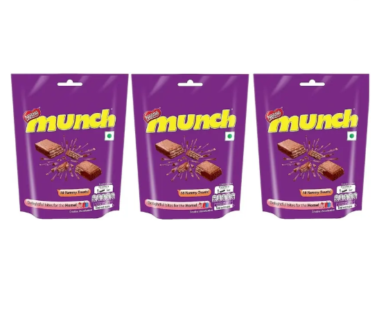 NESTLE Munch Chocolate Bars  (3 x 160 g)
