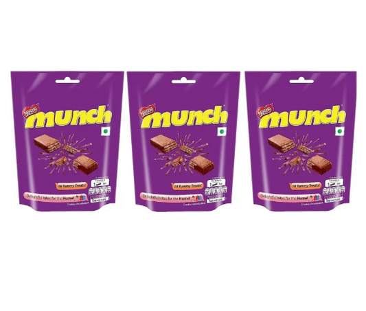 NESTLE Munch Chocolate Bars  (3 x 160 g)