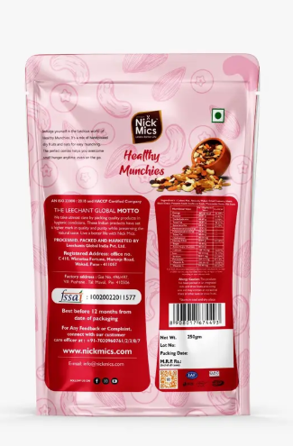 NICKMICS Healthy Munchies (mixed Trails) 250gm  (1 x 250 g)
