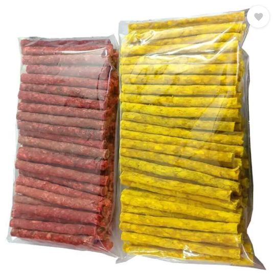 BARKZ & CLLAWZ Dog Snacks Protien Chicken & Mutton Chew Sticks (450g) Chicken, Mutton 0.45 kg Dry Adult, Young Dog Food