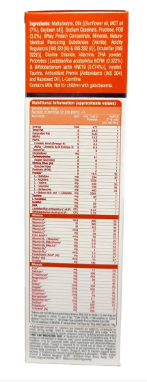 vivamom Groviva Advance High Protein Enteral Feed Child Formula Vanilla 400 gm Nutrition Bars  (400 g, VANILLA)