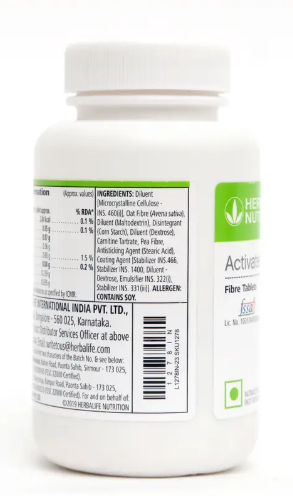 Herbalife Nutrition ACTIVATED FIBRE Nutrition Bars  (90 No, UNFLAVOURED)