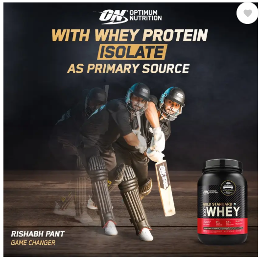 Optimum Nutrition (ON) Gold Standard 100% Protein Powder - Primary Source Isolate Whey Protein  (907 g, Extreme Milk Chocolate)