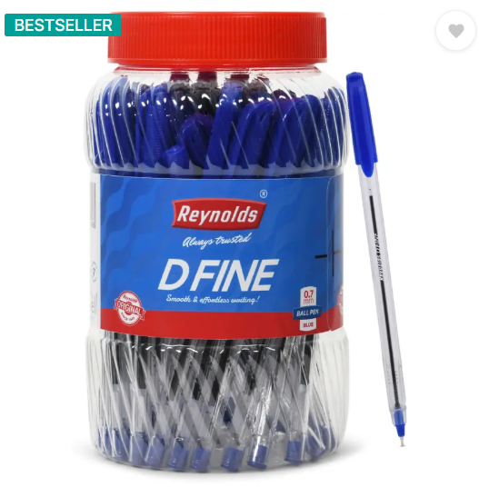 Reynolds DFine Ball Pen  (Pack of 70, Ink Color - Blue)
