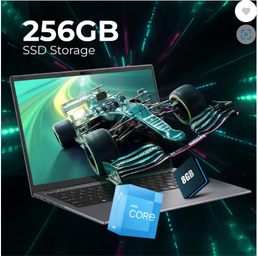 CHUWI Intel Celeron Quad Core 12th Gen N100 - (8 GB/256 GB SSD/Windows 11 Home) GemiBook X_Pro Laptop  (14.1 inch, Grey, 1.46 kg)