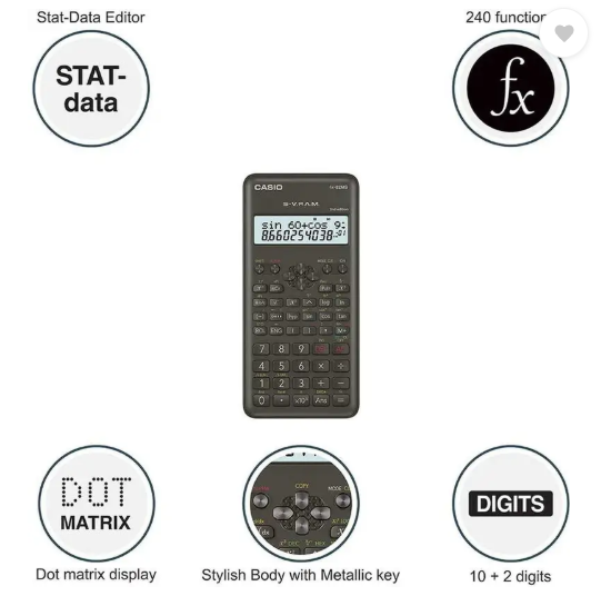 CASIO FX-82MS Scientific Scientific Calculator  (12 Digit)
