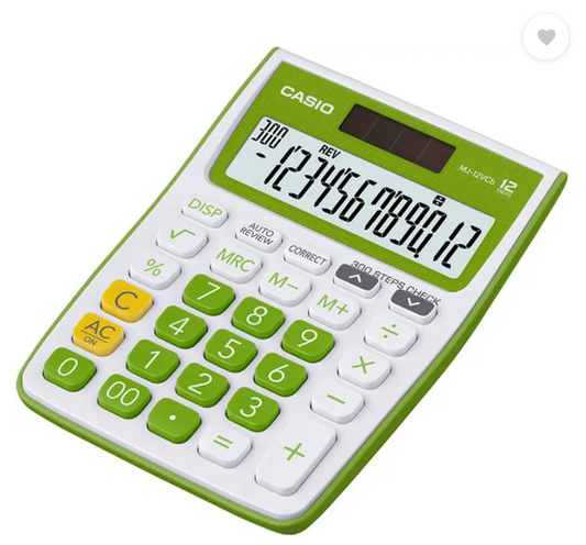 CASIO MJ-12VCB-GN Desktop Basic Calculator  (12 Digit)