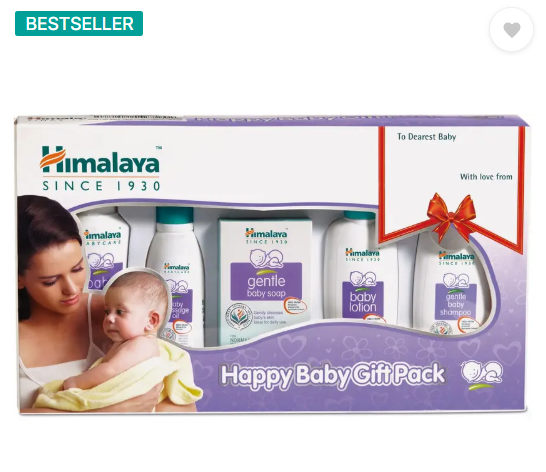 HIMALAYA Happy Baby Gift Pack ( 5 IN 1)  (White)