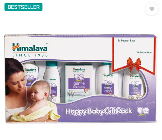 HIMALAYA Happy Baby Gift Pack ( 5 IN 1)  (White)