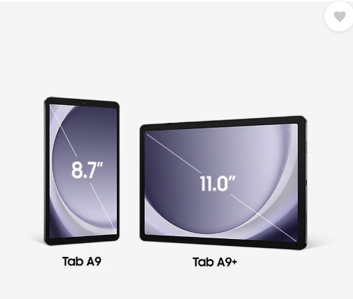 Samsung Galaxy Tab A9+ 8 GB RAM 128 GB ROM 11.0 inch with Wi-Fi+5G Tablet (Graphite)