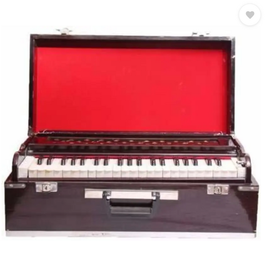 MAGA MART Harmonium Total 42 Keys, Harmonium, Natural, 2 Reeds, 3.5 With Bag Harmonium Total 42 Keys, Harmonium, Natural, 2 Reeds, 3.5 With Bag 3.5 Octave Hand Pumped Harmonium  (Seven Fold Bellow, Bass Reed)