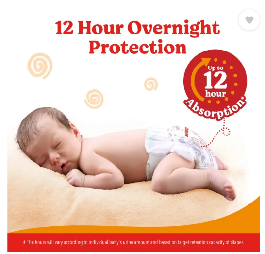 Huggies Comfy Baby Diaper Pants, Upto 50% Faster Absorption - S  (42 Pieces)